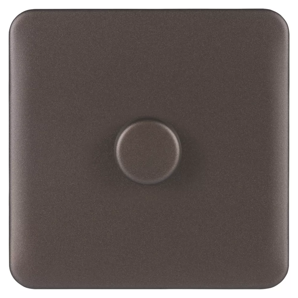 Schneider Electric Lisse Deco 1-Gang 2-Way Dimmer Switch Mocha Bronze 4 Schneider Electric Lisse Deco 1-Gang 2-Way Dimmer Switch Mocha Bronze - Image 2