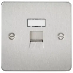 Knightsbridge FPRJ45BC RJ45 Ethernet Socket Brushed Chrome