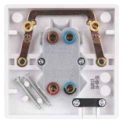 Schneider Electric Ultimate Slimline 20A 1-Gang DP Control Switch White -British General Shop 1114J A2