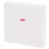 Schneider Electric Ultimate Slimline 20A 1-Gang DP Control Switch White -British General Shop 1114J P