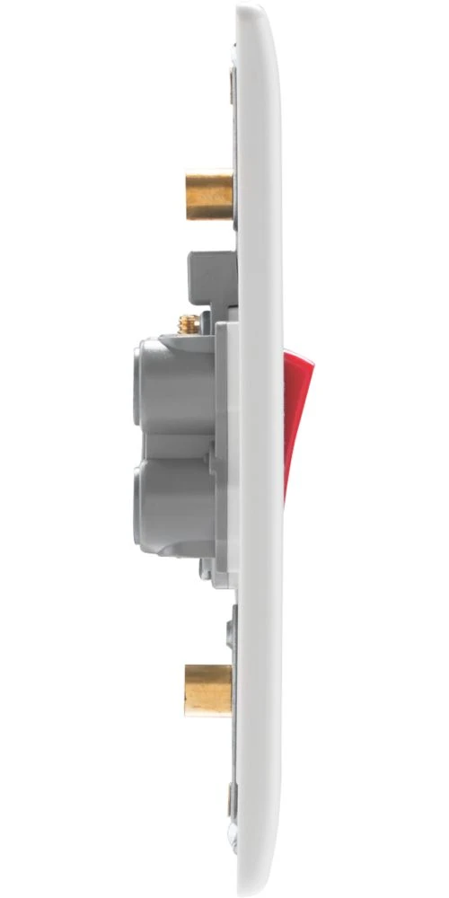 British General 45A 1-Gang DP Cooker Switch White With LED 6 British General 45A 1-Gang DP Cooker Switch White With LED - Image 4