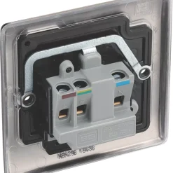 British General Nexus Metal 5A 1-Gang Unswitched Round Pin Socket Black Nickel With Black Inserts 8 British General Nexus Metal 5A 1-Gang Unswitched Round Pin Socket Black Nickel With Black Inserts -British General Shop 120XF A2