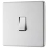 LAP 20A 16AX 1-Gang Intermediate Switch Brushed Stainless Steel -British General Shop 123KJ P