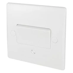 Schneider Electric Ultimate Slimline 10A 1-Gang 3-Pole Fan Isolator Switch White