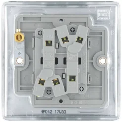 British General Nexus Metal 10AX 2-Gang 2-Way Light Switch Polished Chrome 12 British General Nexus Metal 10AX 2-Gang 2-Way Light Switch Polished Chrome -British General Shop 130FT A4