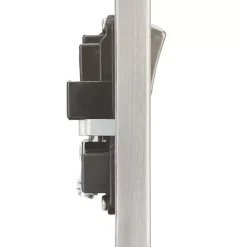 Knightsbridge CS9BC 13A 2-Gang DP Switched Double Socket Brushed Chrome With Black Inserts -British General Shop 139TX A2