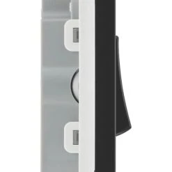 British General Evolve 20 A 16AX 3-Gang 2-Way Light Switch Blue With Black Inserts -British General Shop 140PY A5