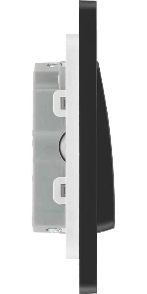 British General Evolve 10A 1-Gang 3-Pole Fan Isolator Switch Matt Black With Black Inserts 8 British General Evolve 10A 1-Gang 3-Pole Fan Isolator Switch Matt Black With Black Inserts - Image 6