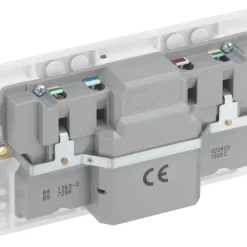 British General 13A 2-Gang SP Switched Passive RCD Socket White 8 British General 13A 2-Gang SP Switched Passive RCD Socket White -British General Shop 143XG A2