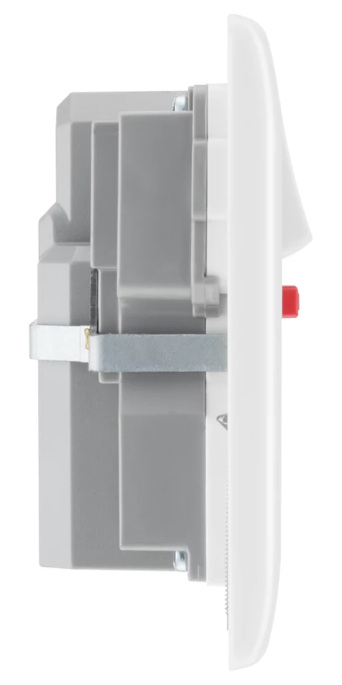 British General 13A 2-Gang SP Switched Passive RCD Socket White 6 British General 13A 2-Gang SP Switched Passive RCD Socket White - Image 4