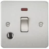 Knightsbridge FP8341FBC 20A 1-Gang DP Control Switch & Flex Outlet Brushed Chrome With LED 2 Knightsbridge FP8341FBC 20A 1-Gang DP Control Switch & Flex Outlet Brushed Chrome With LED -British General Shop 144TY P