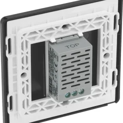 British General Evolve 1-Gang 2-Way LED Single Secondary Trailing Edge Touch Dimmer Switch Copper With Black Inserts -British General Shop 148PY A4