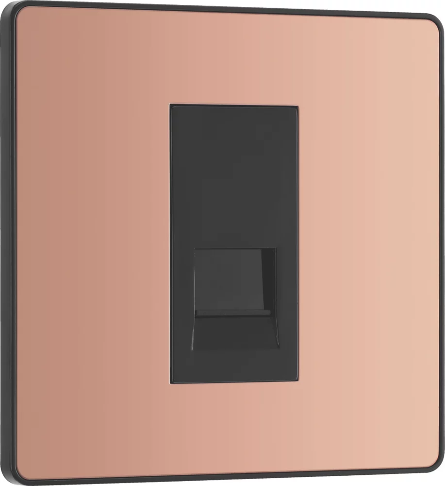 British General Evolve Master Telephone Socket Copper With Black Inserts 4 British General Evolve Master Telephone Socket Copper With Black Inserts - Image 2