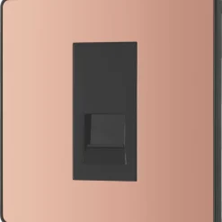 British General Evolve Master Telephone Socket Copper With Black Inserts 12 British General Evolve Master Telephone Socket Copper With Black Inserts -British General Shop 158RF A3