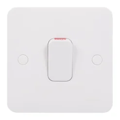 Schneider Electric Lisse 50A 1-Gang DP Cooker Switch White With LED -British General Shop 1658J A1