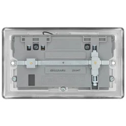 LAP 13A 2-Gang SP Switched Wi-Fi Extender + 2.1A 1-Outlet Type A USB Charger Brushed Steel With White Inserts 10 LAP 13A 2-Gang SP Switched Wi-Fi Extender + 2.1A 1-Outlet Type A USB Charger Brushed Steel With White Inserts -British General Shop 170FV A3