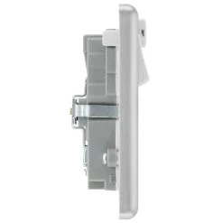 LAP 13A 2-Gang SP Switched Wi-Fi Extender + 2.1A 1-Outlet Type A USB Charger Brushed Steel With White Inserts 11 LAP 13A 2-Gang SP Switched Wi-Fi Extender + 2.1A 1-Outlet Type A USB Charger Brushed Steel With White Inserts -British General Shop 170FV A4