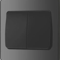 British General Evolve 20 A 16AX 2-Gang 2-Way Wide Rocker Light Switch Black With Black Inserts 12 British General Evolve 20 A 16AX 2-Gang 2-Way Wide Rocker Light Switch Black With Black Inserts -British General Shop 170PY A3