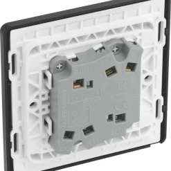 British General Evolve 20 A 16AX 2-Gang 2-Way Wide Rocker Light Switch Black With Black Inserts 13 British General Evolve 20 A 16AX 2-Gang 2-Way Wide Rocker Light Switch Black With Black Inserts -British General Shop 170PY A4