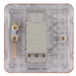 Schneider Electric Lisse Deco 1-Gang 2-Way Dimmer Switch Copper -British General Shop 171HX A3