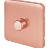 Schneider Electric Lisse Deco 1-Gang 2-Way Dimmer Switch Copper