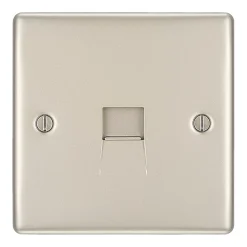 British General Nexus Metal Master Telephone Socket Pearl Nickel With Colour-Matched Inserts 11 British General Nexus Metal Master Telephone Socket Pearl Nickel With Colour-Matched Inserts -British General Shop 173XG A2