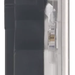 Varilight 13AX 2-Gang Unswitched Socket + 2.1A 2-Outlet Type A USB Charger Satin Chrome With Black Inserts -British General Shop 1754F A2