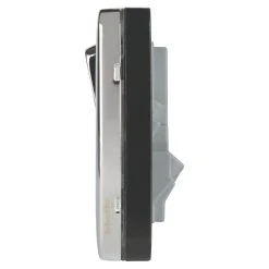 Schneider Electric Lisse Deco 13A 1-Gang SP Switched Socket + 2.1A 2-Outlet Type A USB Charger Polished Chrome With Black Inserts 8 Schneider Electric Lisse Deco 13A 1-Gang SP Switched Socket + 2.1A 2-Outlet Type A USB Charger Polished Chrome With Black Inserts -British General Shop 175FF A2