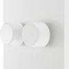 British General Evolve 2-Gang 2-Way LED Trailing Edge Double Push Dimmer With Rotary Control Pearlescent White With White Inserts -British General Shop 180PY P