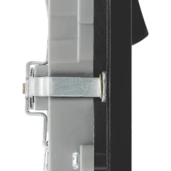 British General Evolve 13A 2-Gang SP Switched Socket + 3.1A 2-Outlet Type A USB Charger Satin Brass With Black Inserts -British General Shop 182RF A5