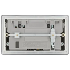 LAP 13A 2-Gang DP Switched Socket + 4.2A 2-Outlet Type A & C USB Charger Slate Grey With Black Inserts 9 LAP 13A 2-Gang DP Switched Socket + 4.2A 2-Outlet Type A & C USB Charger Slate Grey With Black Inserts -British General Shop 186KJ A3