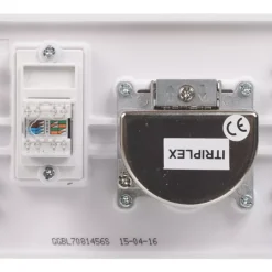 Schneider Electric Lisse 2-Gang Quadruplex Multimedia Socket White With White Inserts 9 Schneider Electric Lisse 2-Gang Quadruplex Multimedia Socket White With White Inserts -British General Shop 1900J A3