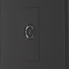 British General Evolve 1-Gang Coaxial TV / FM Socket Matt Black With Black Inserts 1 British General Evolve 1-Gang Coaxial TV / FM Socket Matt Black With Black Inserts -British General Shop 199RF P