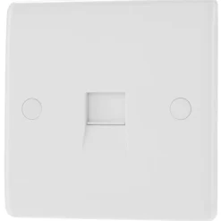 British General 800 Series Slave Telephone Socket White