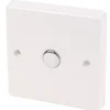 Varilight V-Pro 1-Gang 1-Way LED Dimmer White 1 Varilight V-Pro 1-Gang 1-Way LED Dimmer White -British General Shop 2061K P