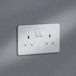 Knightsbridge SFR9000MW 13A 2-Gang DP Switched Double Socket Matt White With White Inserts 9 Knightsbridge SFR9000MW 13A 2-Gang DP Switched Double Socket Matt White With White Inserts -British General Shop 206TY A3