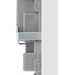 British General 900 Series 13A 2-Gang Unswitched Socket White With White Inserts -British General Shop 210XG A3
