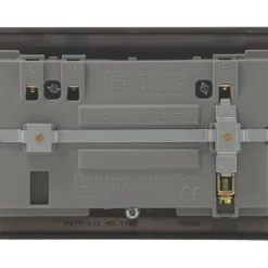 British General Nexus Metal 13A 2-Gang SP Switched Socket + 3.1A 2-Outlet Type A USB Charger Black Nickel With Black Inserts 10 British General Nexus Metal 13A 2-Gang SP Switched Socket + 3.1A 2-Outlet Type A USB Charger Black Nickel With Black Inserts -British General Shop 2125P A3
