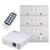 Energenie MiHome 13A 2-Gang SP Switched Smart Socket Bundle Brushed Chrome -British General Shop 2126R P