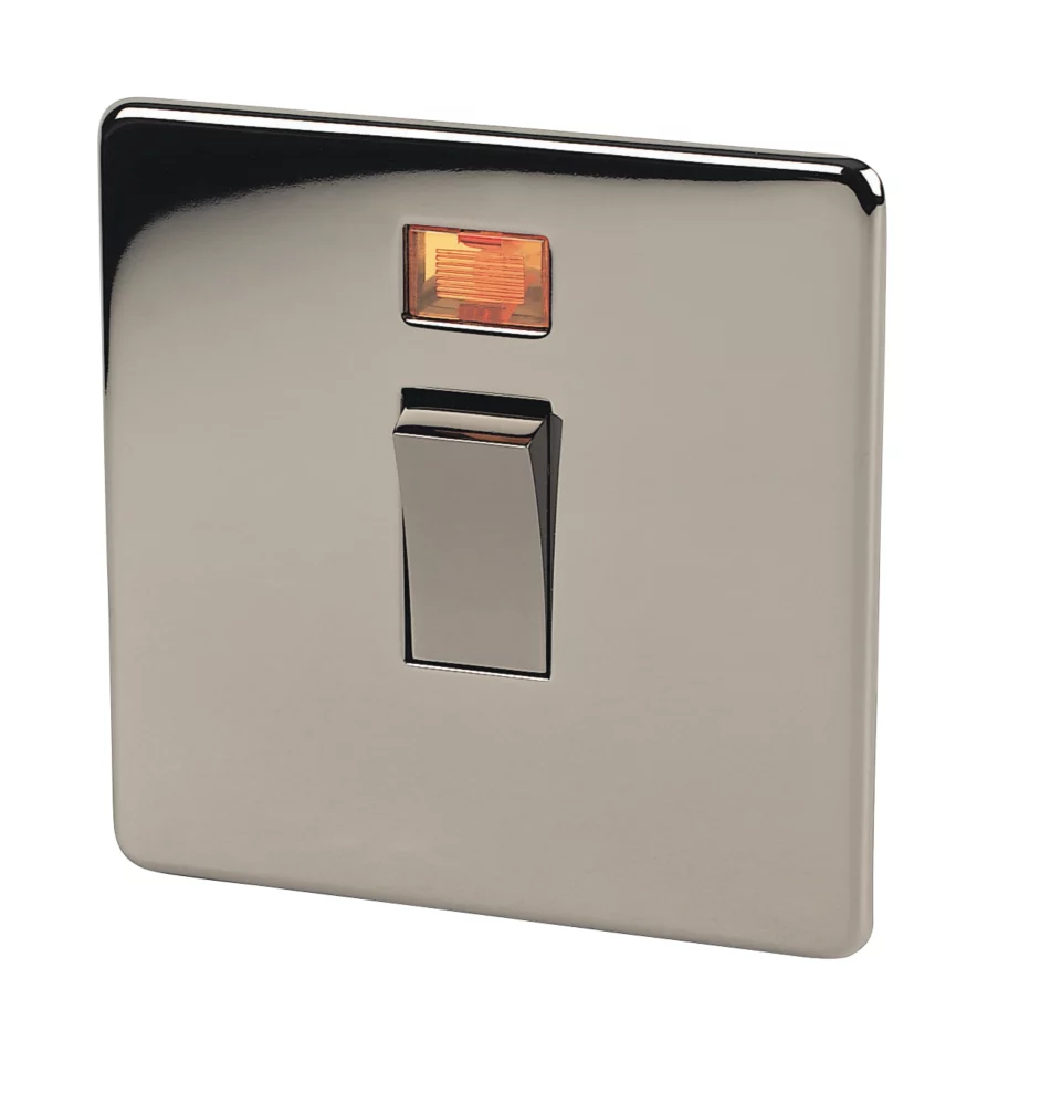 Crabtree Platinum 20A 1-Gang DP Control Switch Black Nickel With Neon 3 Crabtree Platinum 20A 1-Gang DP Control Switch Black Nickel With Neon