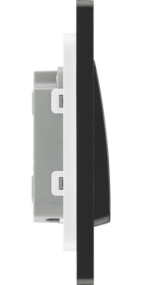 British General Evolve 20 A 16AX 1-Gang 2-Way Wide Rocker Light Switch Grey With Black Inserts 8 British General Evolve 20 A 16AX 1-Gang 2-Way Wide Rocker Light Switch Grey With Black Inserts - Image 6