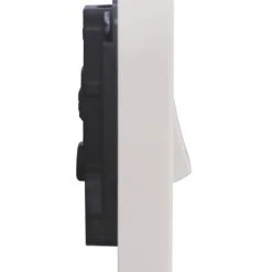 British General 900 Series 10AX 1-Gang 2-Way &apos;Press&apos; Retractive Switch White -British General Shop 21849 A2