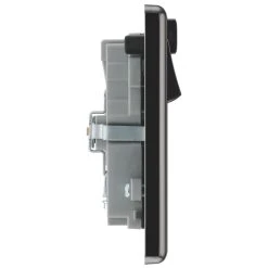 LAP 13A 2-Gang SP Switched Wi-Fi Extender Socket + 2.1A 1-Outlet Type A USB Charger Black Nickel With Black Inserts 11 LAP 13A 2-Gang SP Switched Wi-Fi Extender Socket + 2.1A 1-Outlet Type A USB Charger Black Nickel With Black Inserts -British General Shop 224HF A4