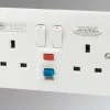 MK Logic Plus 13A 2-Gang DP Switched Active Socket White 1 MK Logic Plus 13A 2-Gang DP Switched Active Socket White -British General Shop 23064 P