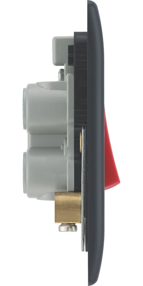 British General Part M 45A 1-Gang DP Cooker Switch Charcoal With LED 5 British General Part M 45A 1-Gang DP Cooker Switch Charcoal With LED - Image 3