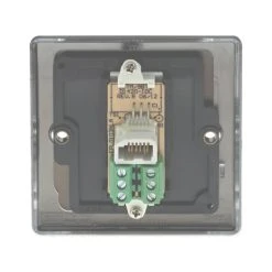 British General Nexus Metal Master Telephone Socket Black Nickel -British General Shop 23452 A3