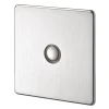Crabtree Platinum 1-Gang 1-Way Dimmer Switch Satin Chrome