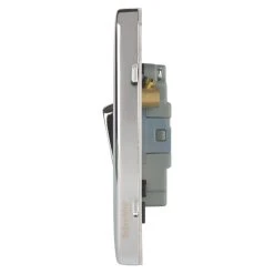 Schneider Electric Lisse Deco 10AX 3-Gang 2-Way Light Switch Polished Chrome With Black Inserts -British General Shop 239FF A2
