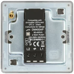 LAP 1-Gang 2-Way LED Dimmer Switch Black Nickel 9 LAP 1-Gang 2-Way LED Dimmer Switch Black Nickel -British General Shop 244KJ A3