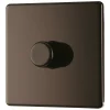 LAP 1-Gang 2-Way LED Dimmer Switch Black Nickel -British General Shop 244KJ P